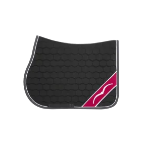 Animo Italia - Tapis de selle Wish noir/bordeaux