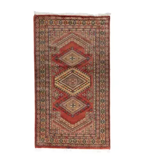 Authentique tapis d'Orient entièrement noué à la main MULTAN 7 en