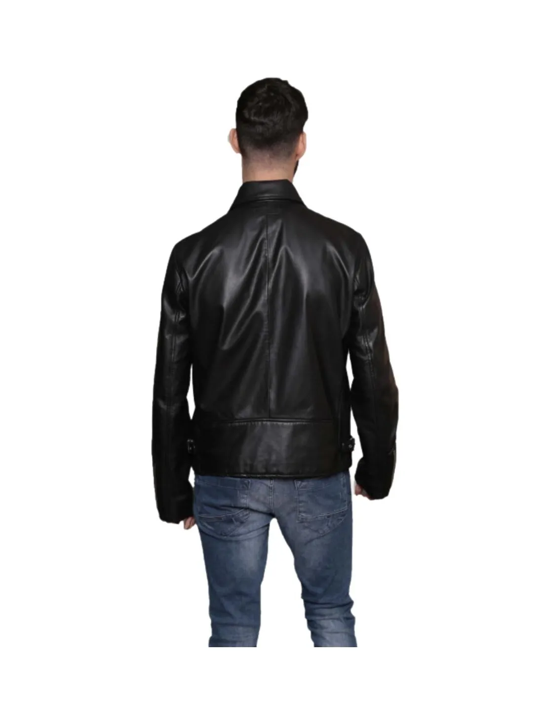 Blouson en cuir Redskins Ref 57666 noir