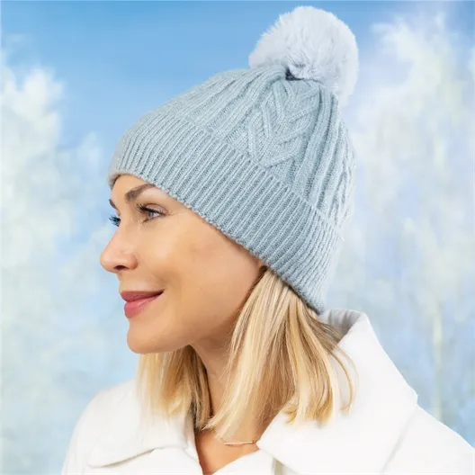 Bonnet pompon "Elizabeth"