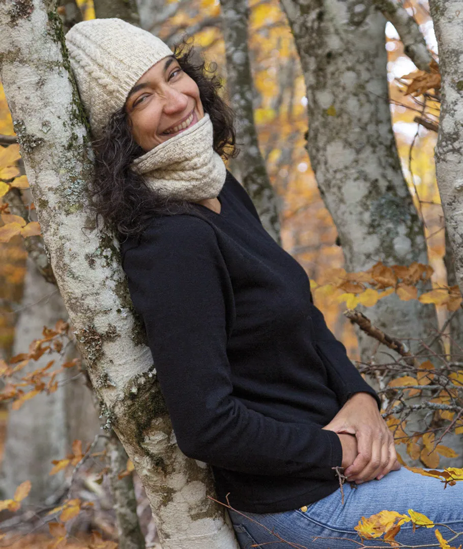 Bonnet Torsade Pure Laine Bio Fabrication Française