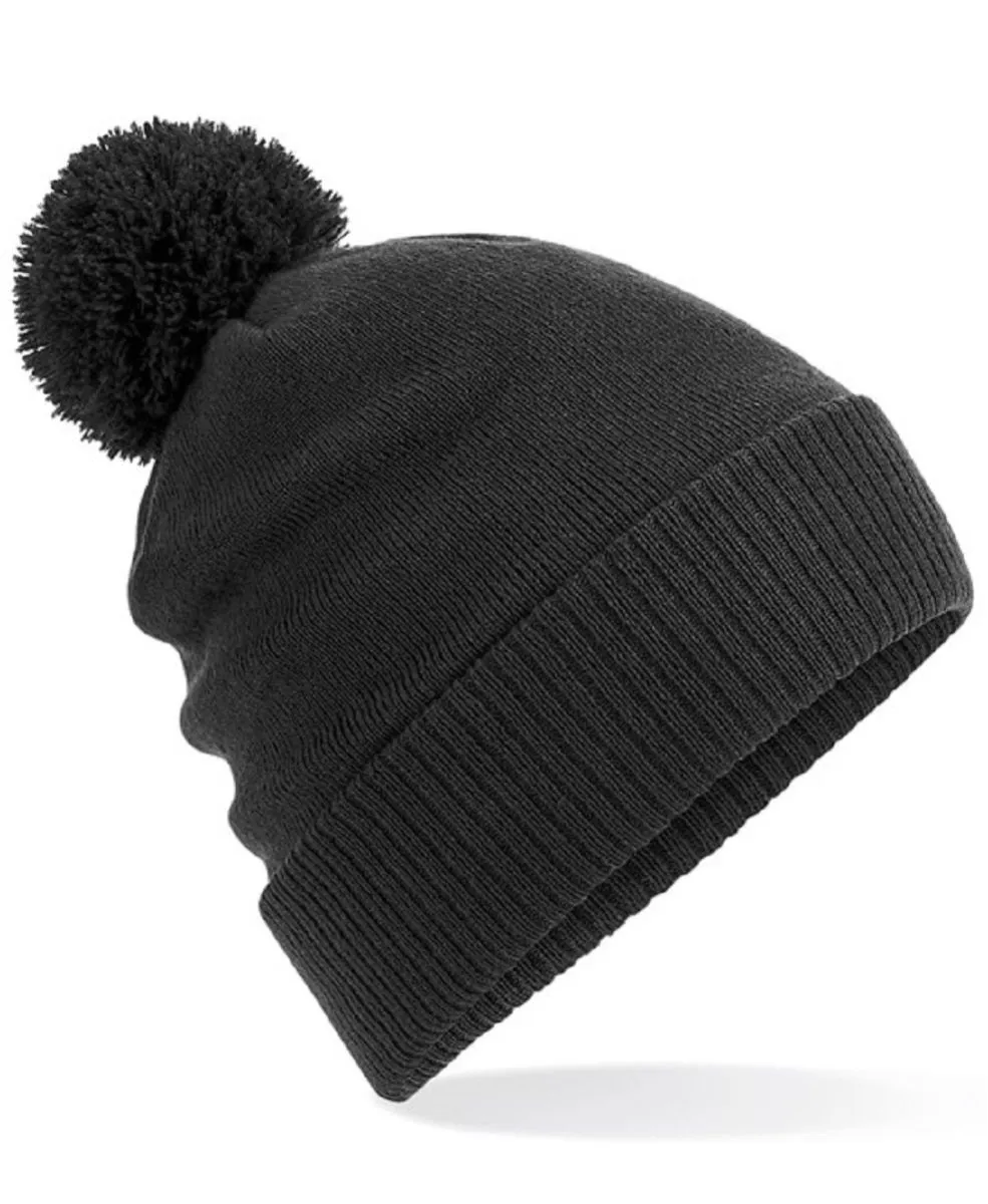 Bonnet à pompon adulte - B439 - gris charcoal 