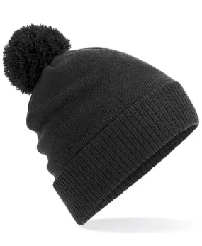 Bonnet à pompon adulte - B439 - gris charcoal 