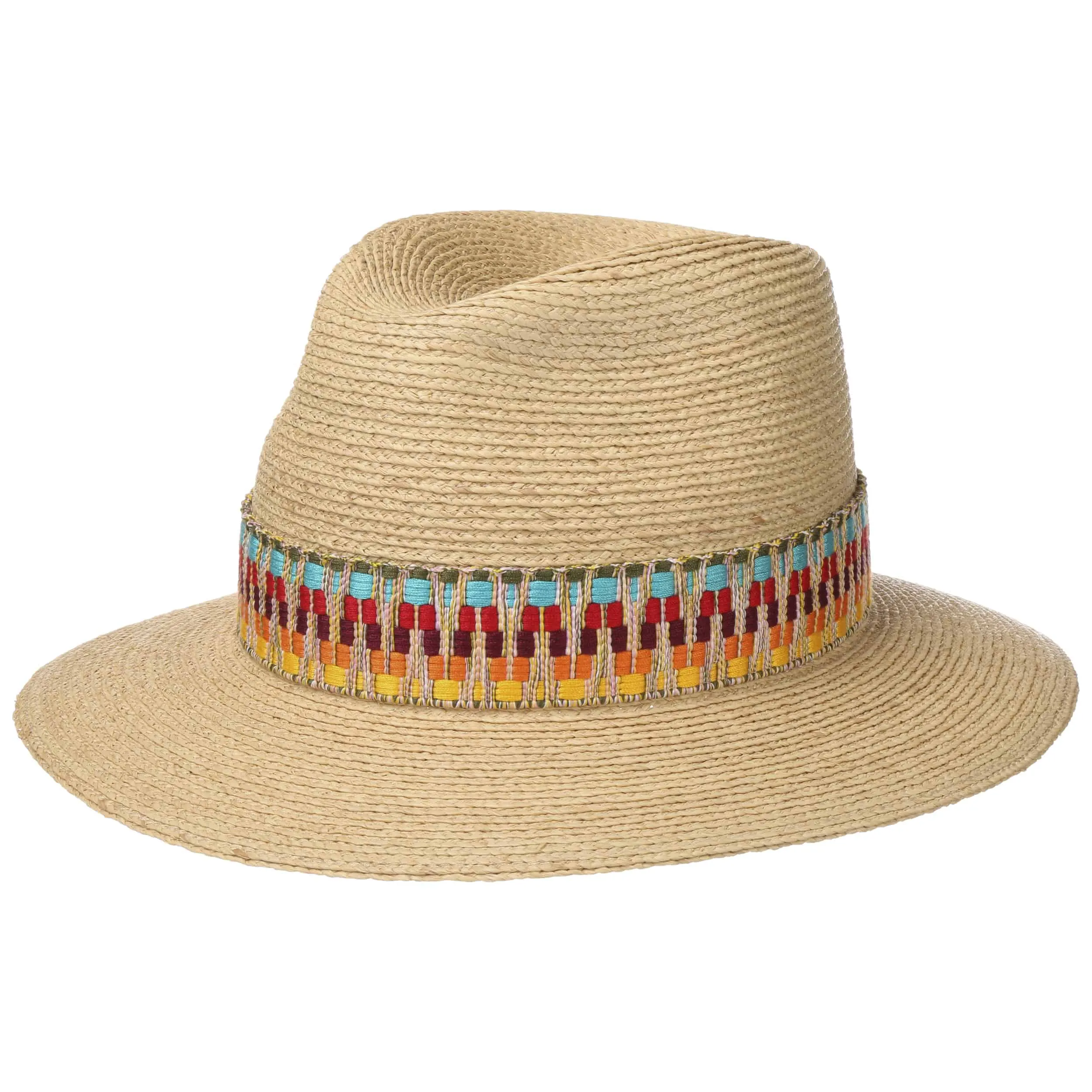 Chapeau de Raphia Multicolour Trim by Lierys --> Chapeaux, casquettes & bonnets en ligne ▷ Chapeaushop