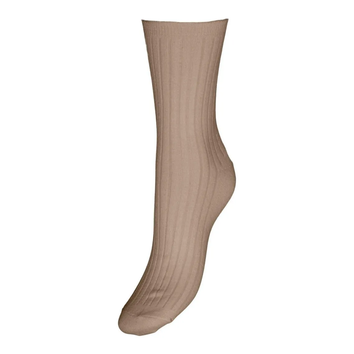 Chaussettes marron en coton | 3 Suisses