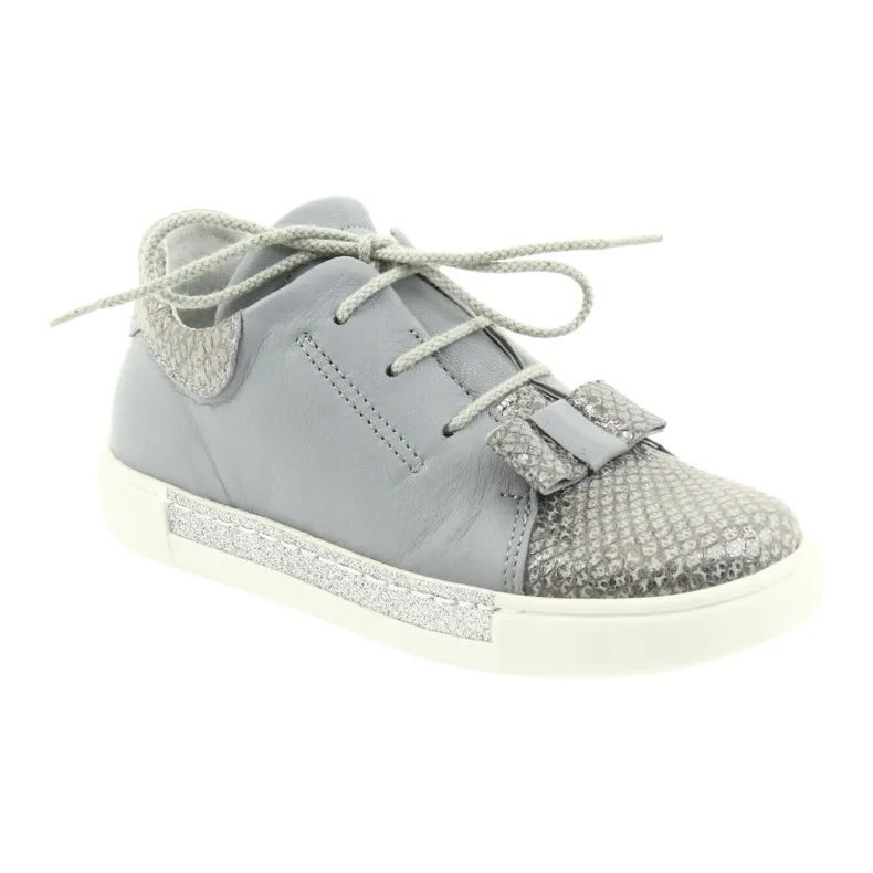 Chaussures de sport en cuir Ren But 3303 gris