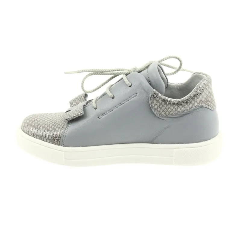 Chaussures de sport en cuir Ren But 3303 gris