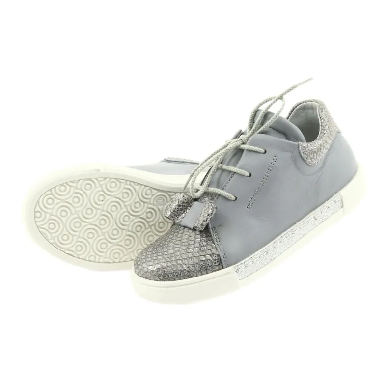 Chaussures de sport en cuir Ren But 3303 gris