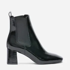 Chelsea boots noir verni à talon - Boots / bottines Femme | ERAM