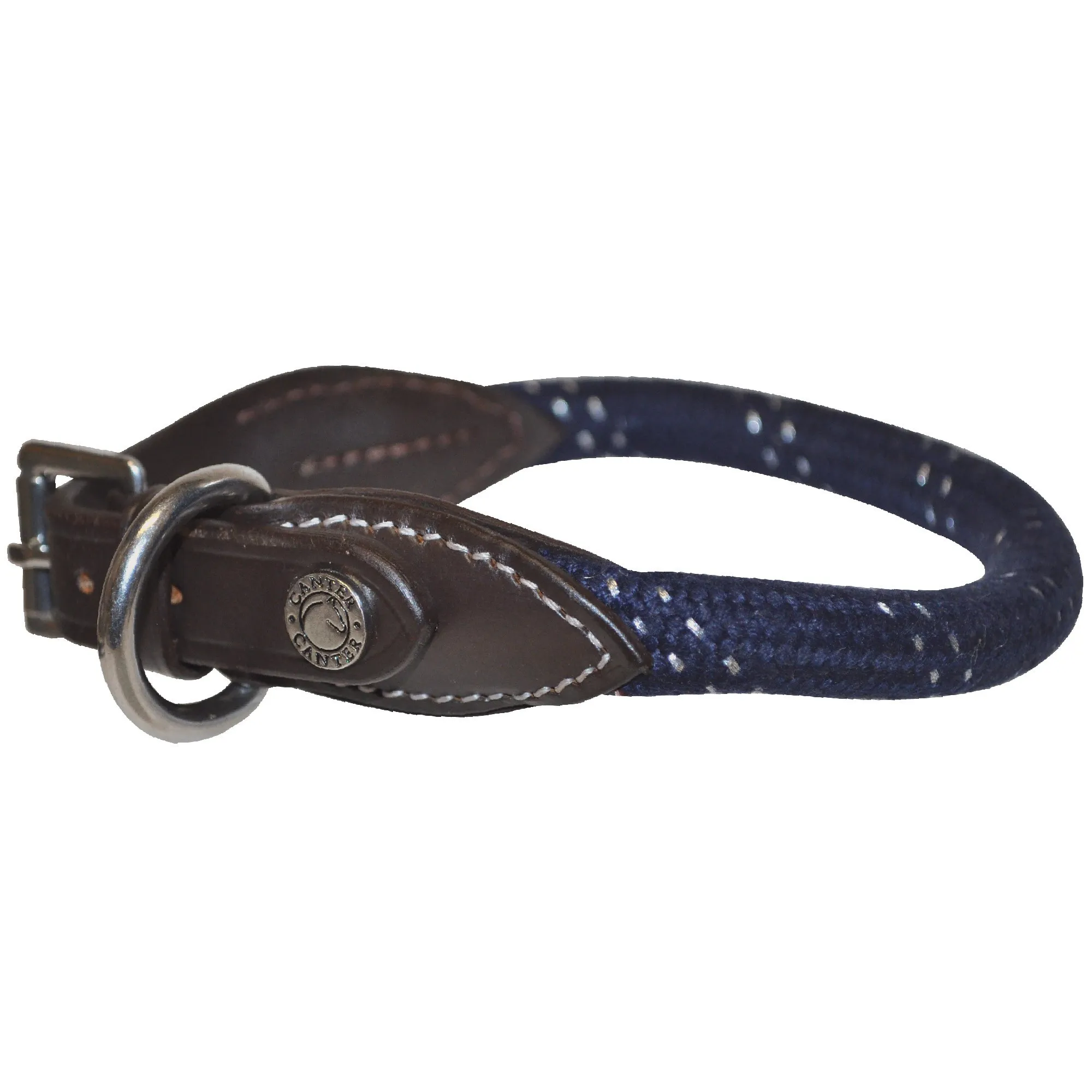 Collier chien en cuir Corde Canter