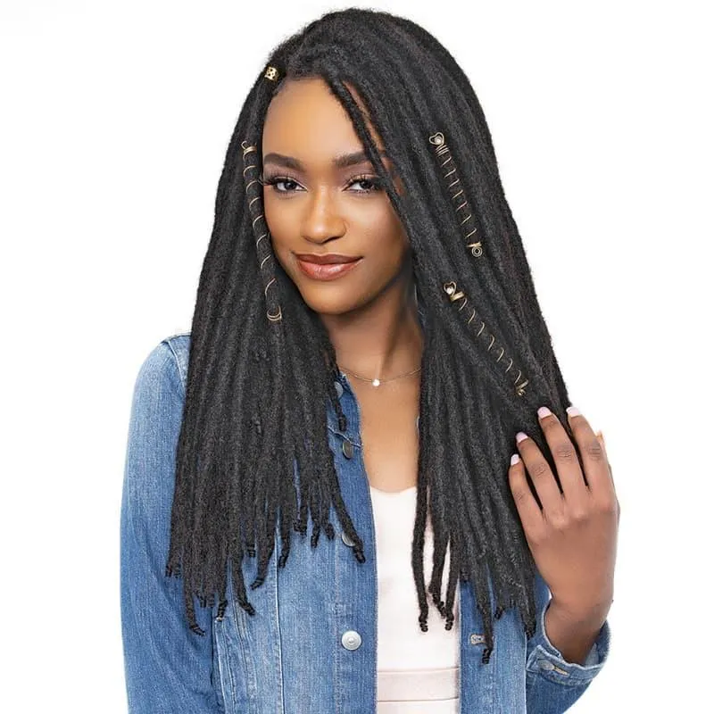 Dreadlocks Extensions Naturelles Loc N Roll Braid 18 pouces - Janet Collection