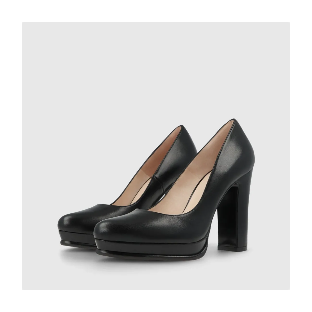 Escarpins en cuir noir femme | LODI Chaussures femme en ligne.