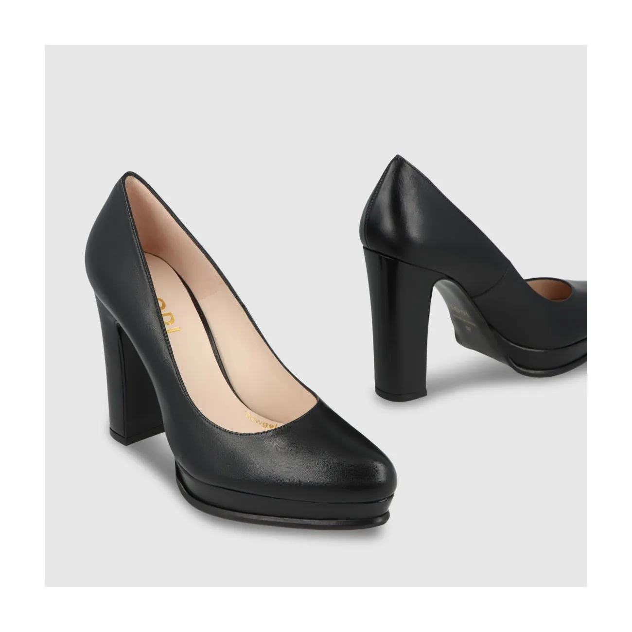 Escarpins en cuir noir femme | LODI Chaussures femme en ligne.