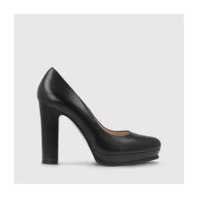 Escarpins en cuir noir femme | LODI Chaussures femme en ligne.