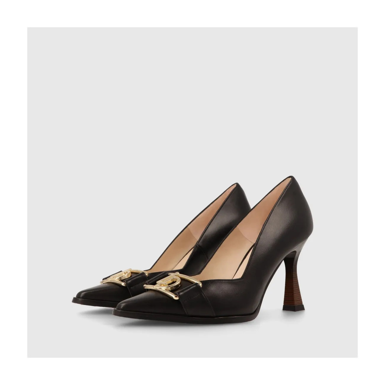 Escarpins femme en cuir noir | Chaussures femme LODI en ligne.