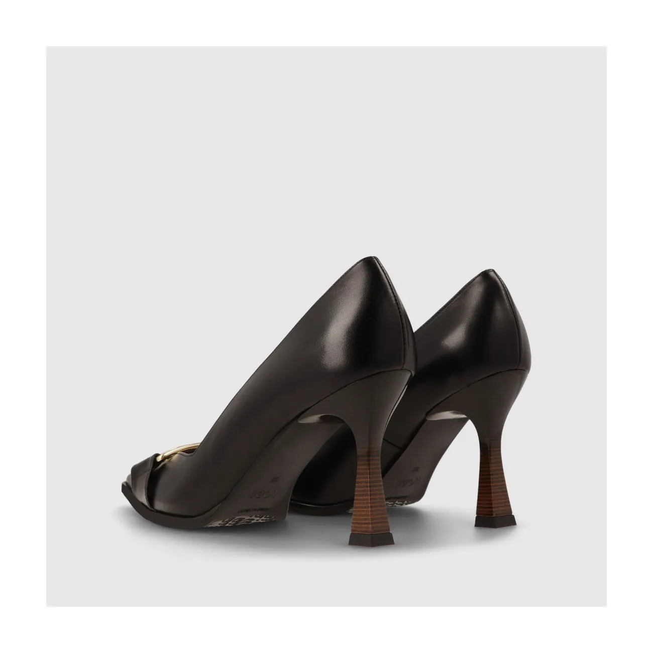 Escarpins femme en cuir noir | Chaussures femme LODI en ligne.