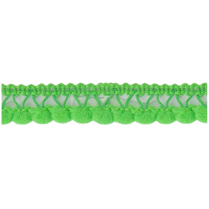 Galon little pompon Color - vert prairie