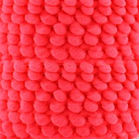 Galon mini pompon Color - corail fluo