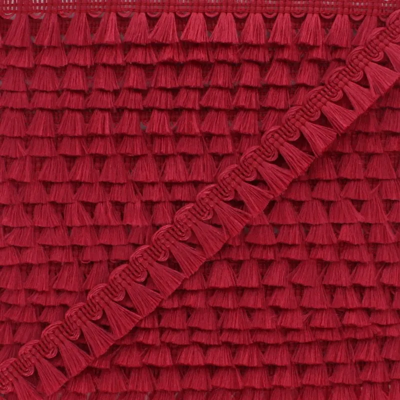 Galon Mini Pompon Finette - Framboise