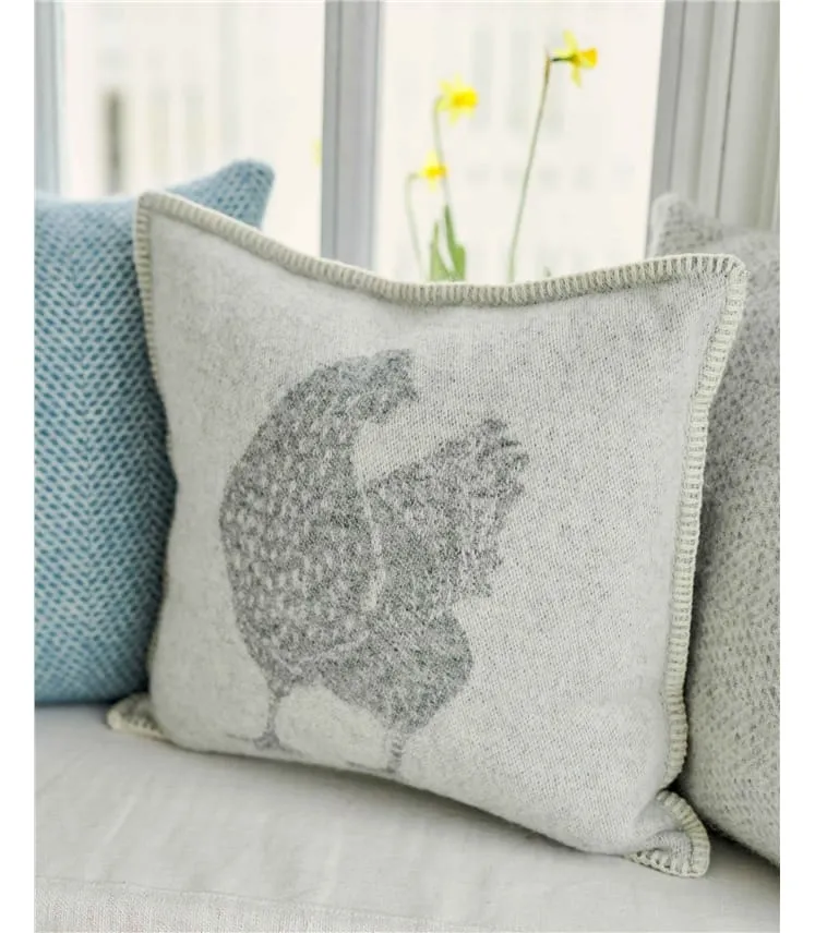 Housse de coussin motif animal - Maison - Pure Laine d'Agneau