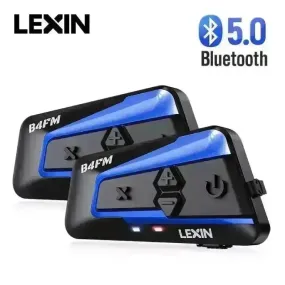 Intercom casque moto bluetooth LEXIN - 10 pilotes