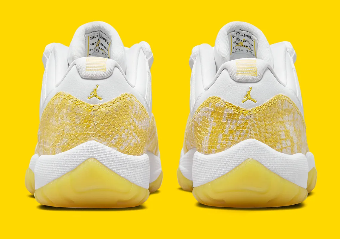 Jordan 11 Retro Low Yellow Snakeskin