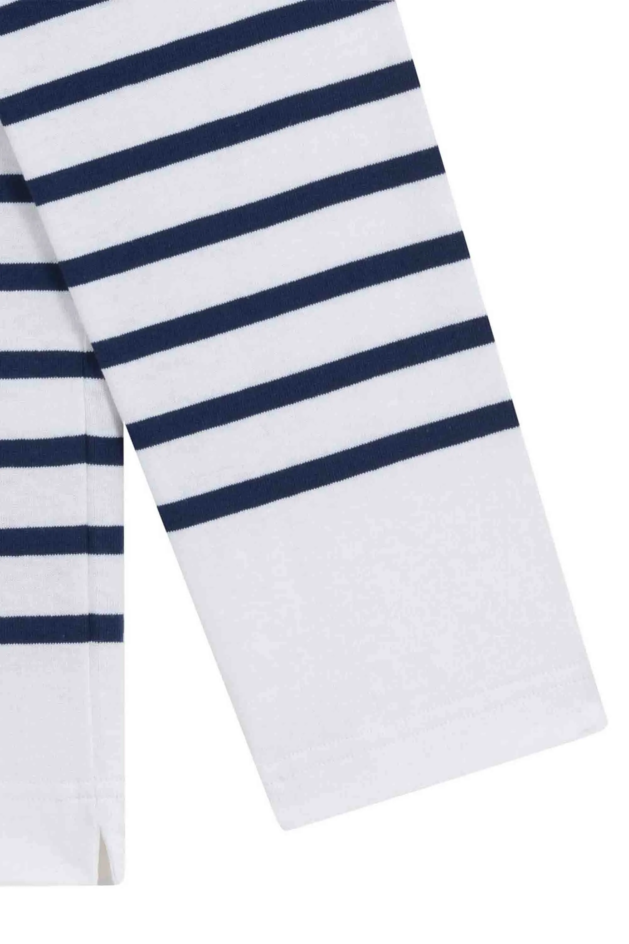 Marinière Marine Nationale blanche et marine pour homme