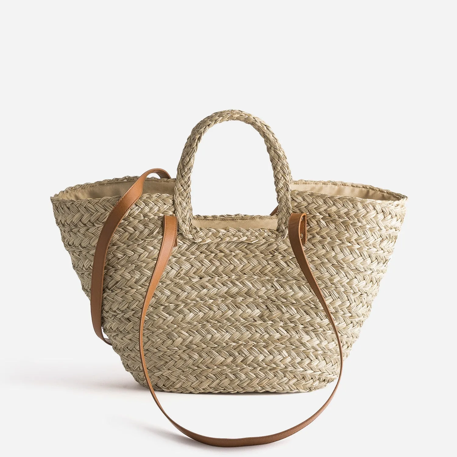 Panier beige paille véritable - Sac cabas / Grand volume Maroquinerie | ERAM