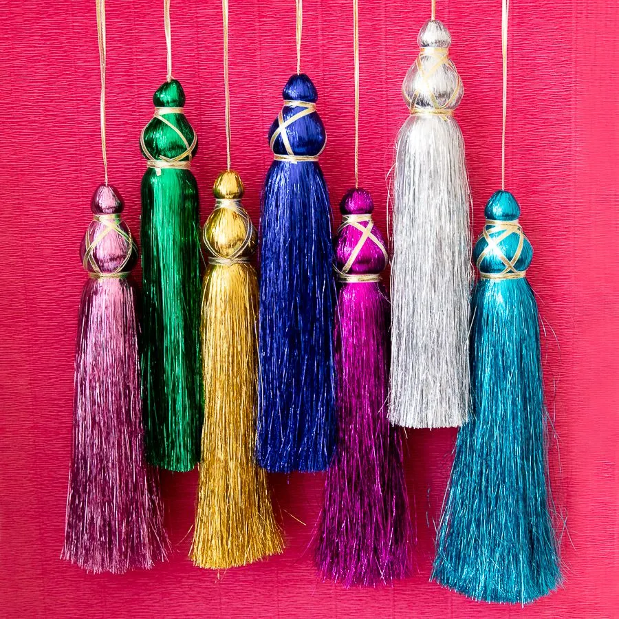 Pompon tassel violet Pondie Chérie - Le petit Souk