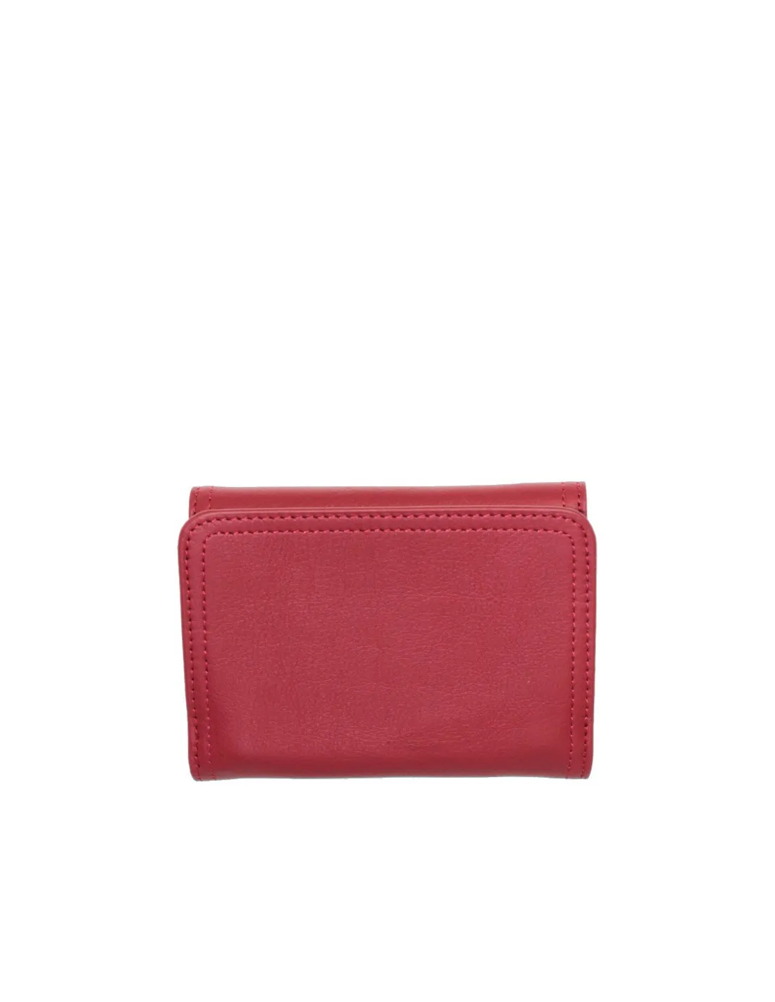 Portefeuille Lancaster Mle Anna en cuir ref_lan36476-rouge