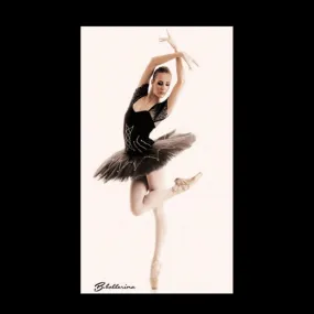 Poster B Ballerina tutu noir, décorez sa chambre