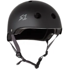 S-ONE HELMET LIFER Noir Mat / Sangles Gris Clair