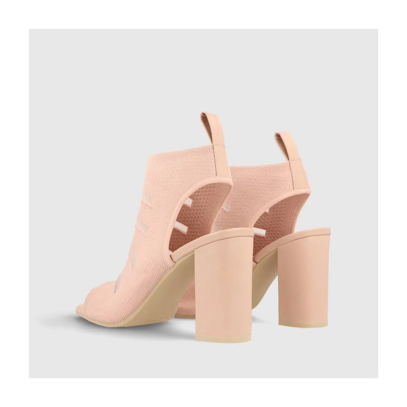 Sandale rose en tissu stretch | LODI Chaussures pour femmes en ligne.