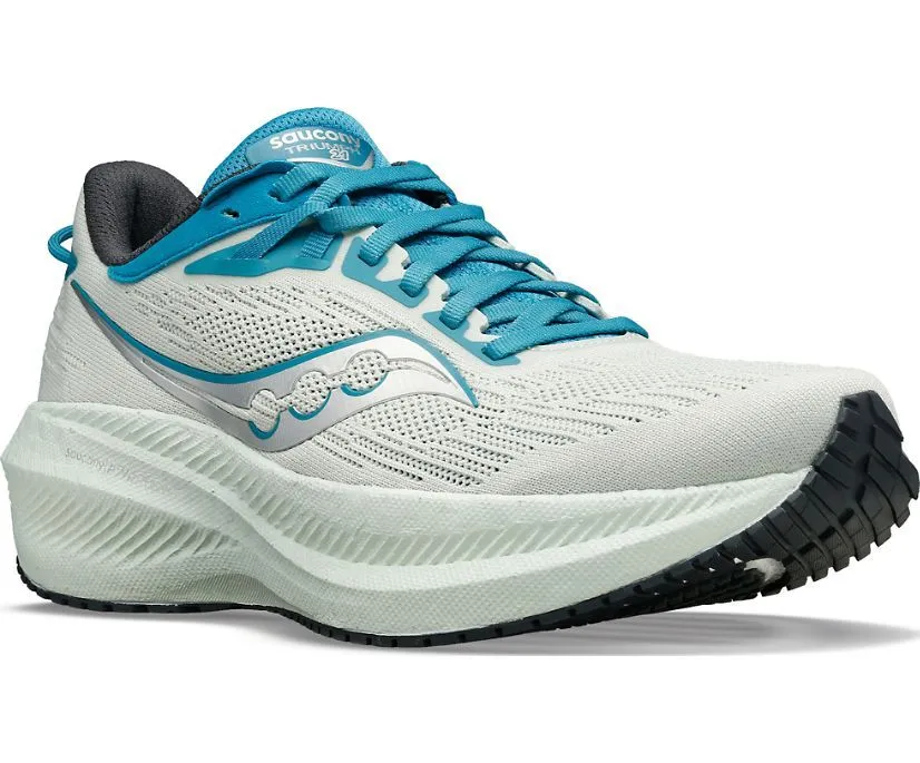 SAUCONY TRIUMPH 21 Blanche et Bleue pour Femme