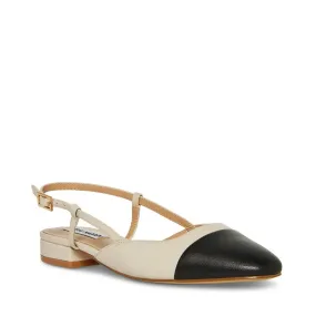 Slingback en cuir ivoire BELINDA | 3 Suisses