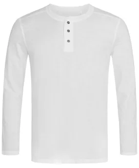 Stedman STE9460 - Tee-shirt Stedman à Manches Longues avec Boutons pour Homme