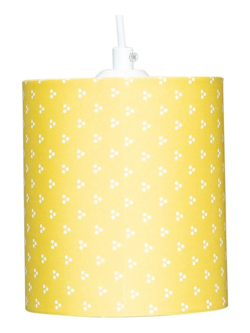 Suspension lumineuse en coton blanc - SAUTHON - Blanc