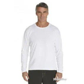 T-Shirt Manches Longues anti Uv pour Hommes- white 44 (XL)