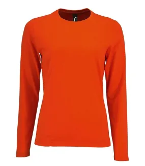 T-shirt manches longues pour femme - 02075 - orange