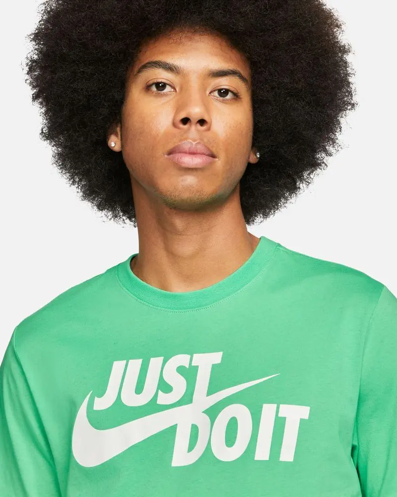 T-shirt Nike Sportswear JDI Vert Printemps pour homme