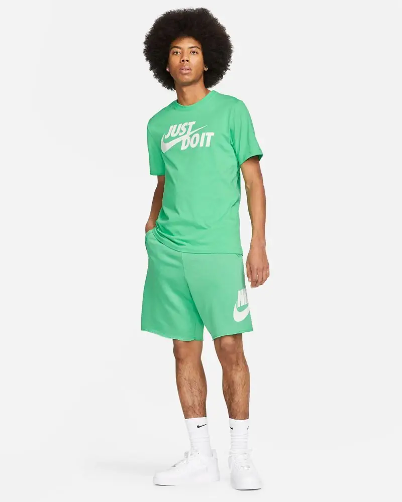 T-shirt Nike Sportswear JDI Vert Printemps pour homme