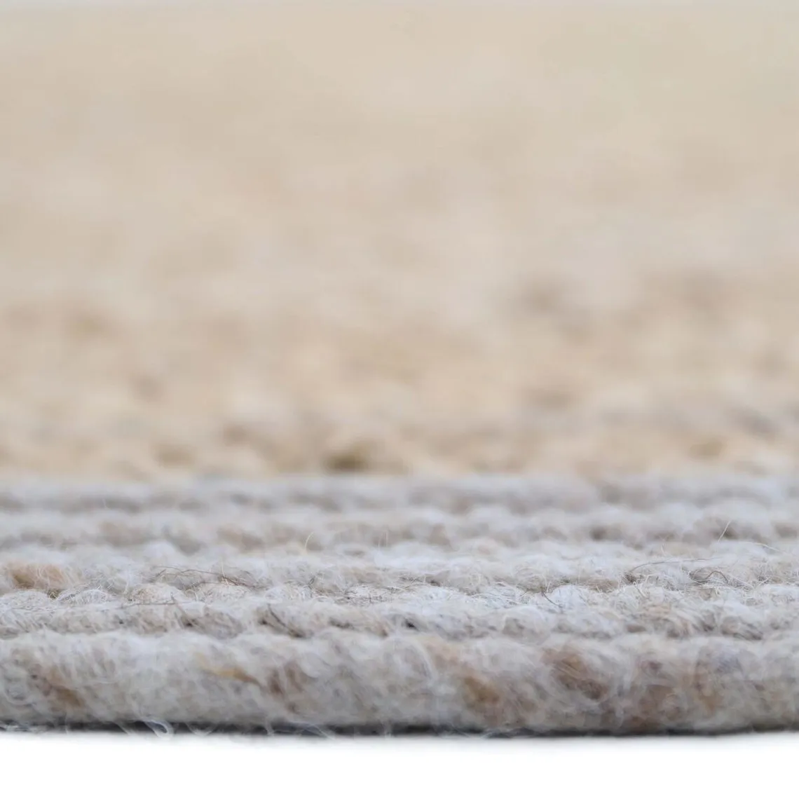 Tapis jute & laine YHUKI TaupeS | 3 Suisses