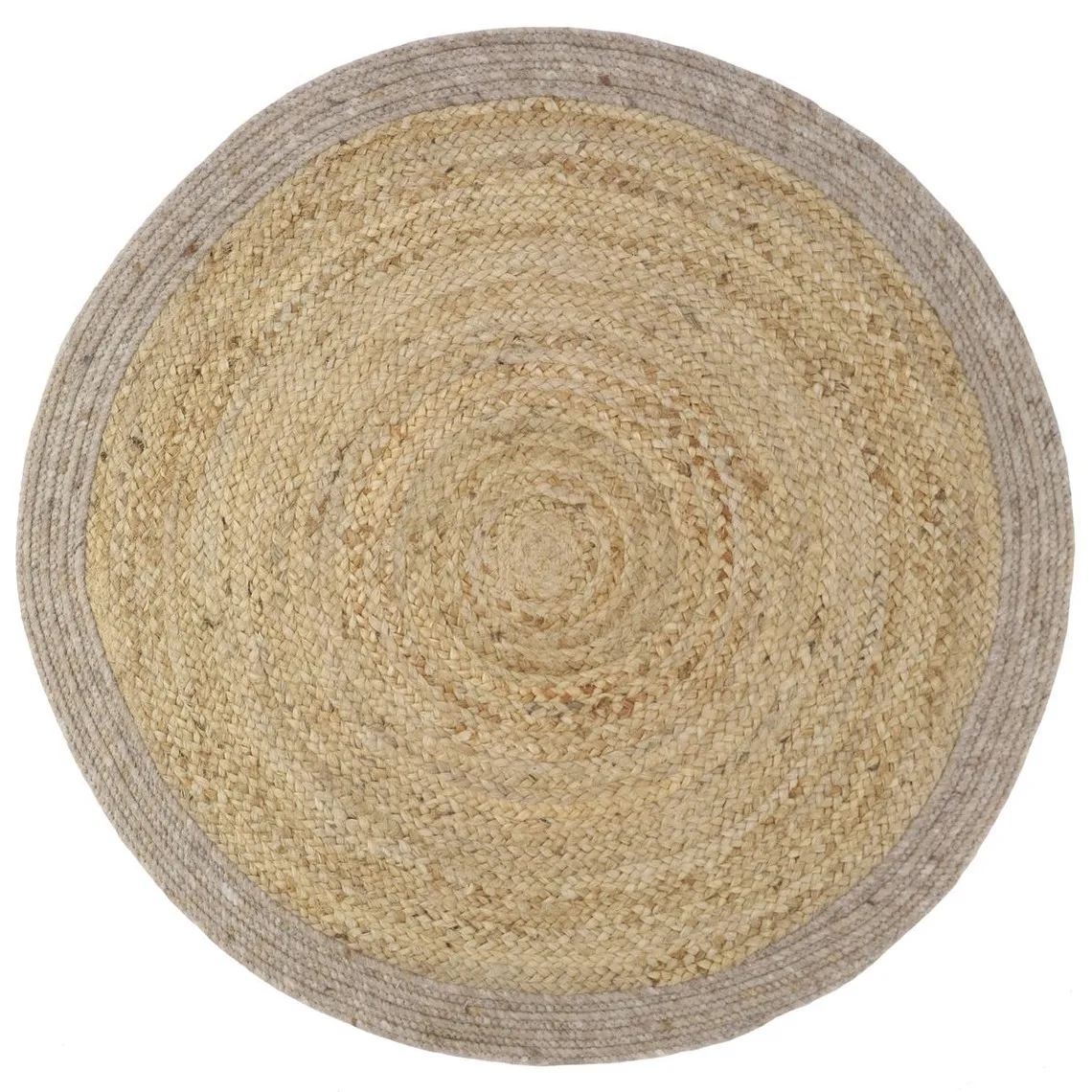 Tapis jute & laine YHUKI TaupeS | 3 Suisses